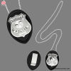 POLICE BADGE CLIP ON NECKLACE