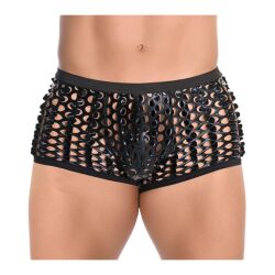 Boxer Fetiche Perfurado Preto