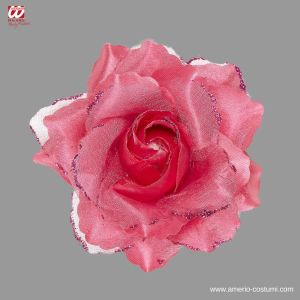 Molletta per capelli rosa Rosa con glitter