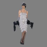 Flapper Long Silver