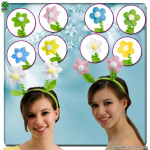 Stirnband mit BLUMEN – erhältlich in 5 Farben.