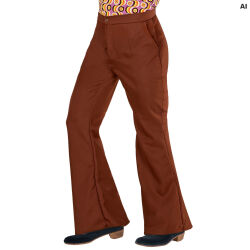 Groovy 70er Jahre Herrenhose Braun