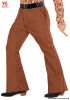 Pantaloni Uomo Groovy 70S Marroni