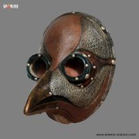 Maschera Peste Steampunk