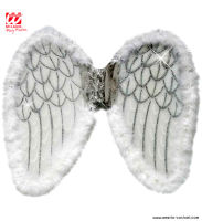 ALAS DE BRILLO BLANCO CON MARABÚ