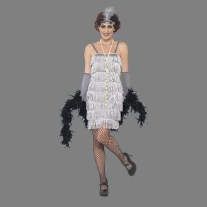 Flapper Short Silver