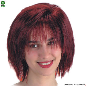 DINAMIC GIRL Perücke - Mahagoni