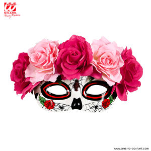 Maschera Dia de los Muertos Rosa