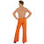 Pantaloni uomo Groovy 70s Arancioni