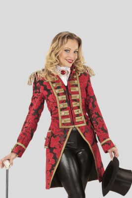 Women’s Jacquard Red Parade Tailcoat