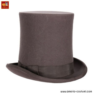 Pălărie cilindru lână – gri