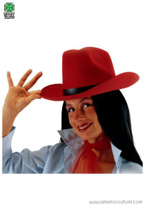 Sombrero Texas Rojo