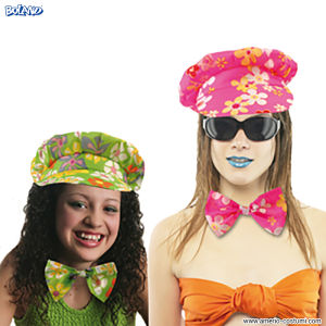 Pălărie cu vizieră și papion - disponibilă în 2 culori.