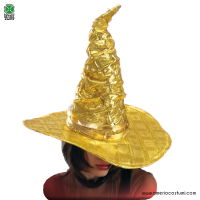 Chapéu de Bruxa Mago Ouro