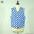 WAISTCOAT - WHITE/BLUE CHESS