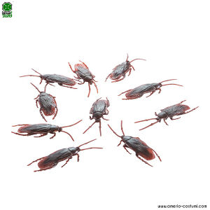 Pc. 10 Cockroaches - 7 cm