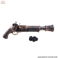 Pistola Pirata Steampunk com balas de borracha