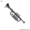 Trompetă Argintie – 38 cm