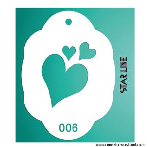 Stencil - 006 HEARTS