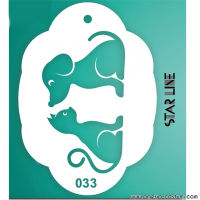 Plantilla - 033 Gato y Perro