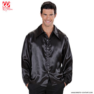 Camicia Disco Anni '70 Nera