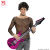 Chitarra gonfiabile Zebra rosa