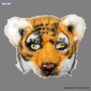 Máscara de Tigre em pelúcia