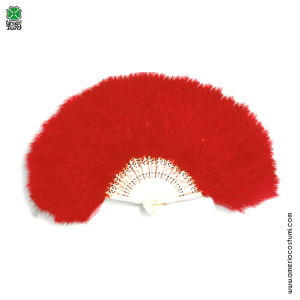 Red Feather Fan