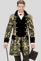 Men’s Jacquard Gold Parade Coat