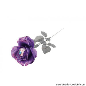 Rose violette avec oeil