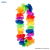Collana Hawaii multicolore