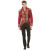 Frac parata Jacquard Rosso Uomo