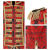 Frac parata Jacquard Rosso Uomo