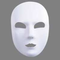 Mască neutră din țesătură