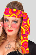 '70s Headband Orange Bubbles.