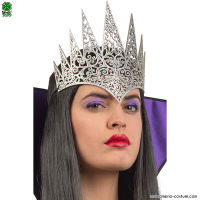 QUEEN Krone - Silber mit Glitzer