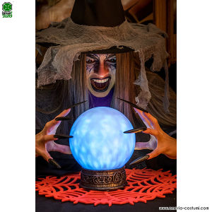 Plastic crystal ball with lights and sound