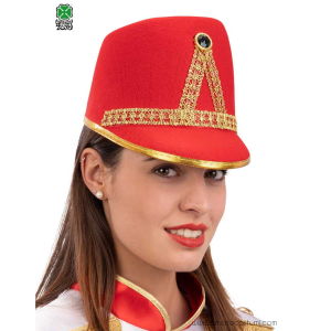 Cappello MAJORETTE in feltro - Rosso