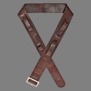 Belt with 4 holsters - Brown