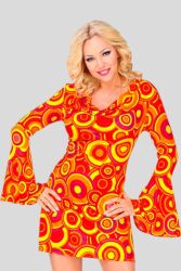 Bulles orange style groovy des années 70