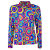 Camicia Uomo 70s Bubbles Blu