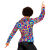 Camicia Uomo 70s Bubbles Blu