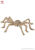 Formbare haarige Spinne 75 cm