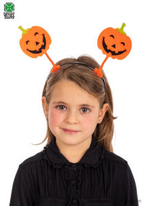 Headband with small pumpkins