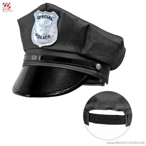 Chapeau de police noir
