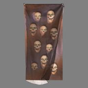 Cortina horror para ventana 160x75 calaveras