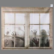 Cortina horror para ventana 75x90 zombis