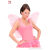 Pink glitter wings decorated with gems.