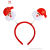 Weihnachtsmann-Stirnband