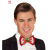 Red Glitter Christmas Bow Tie